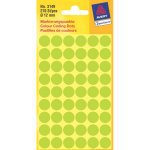 AVERY Zweckform Farbpunkte – Ø 12 mm, leuchtgrün, 270 Stk.