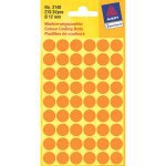 AVERY Zweckform Farbpunkte – Ø 12 mm, leuchtorange, 270 Stk.