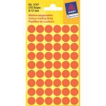 AVERY Zweckform Farbpunkte – Ø 12 mm, leuchtrot, 270 Stk.