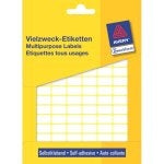 AVERY Zweckform Haftetiketten – rechteckig 16 × 9 mm, weiss, 2'646 Stk.