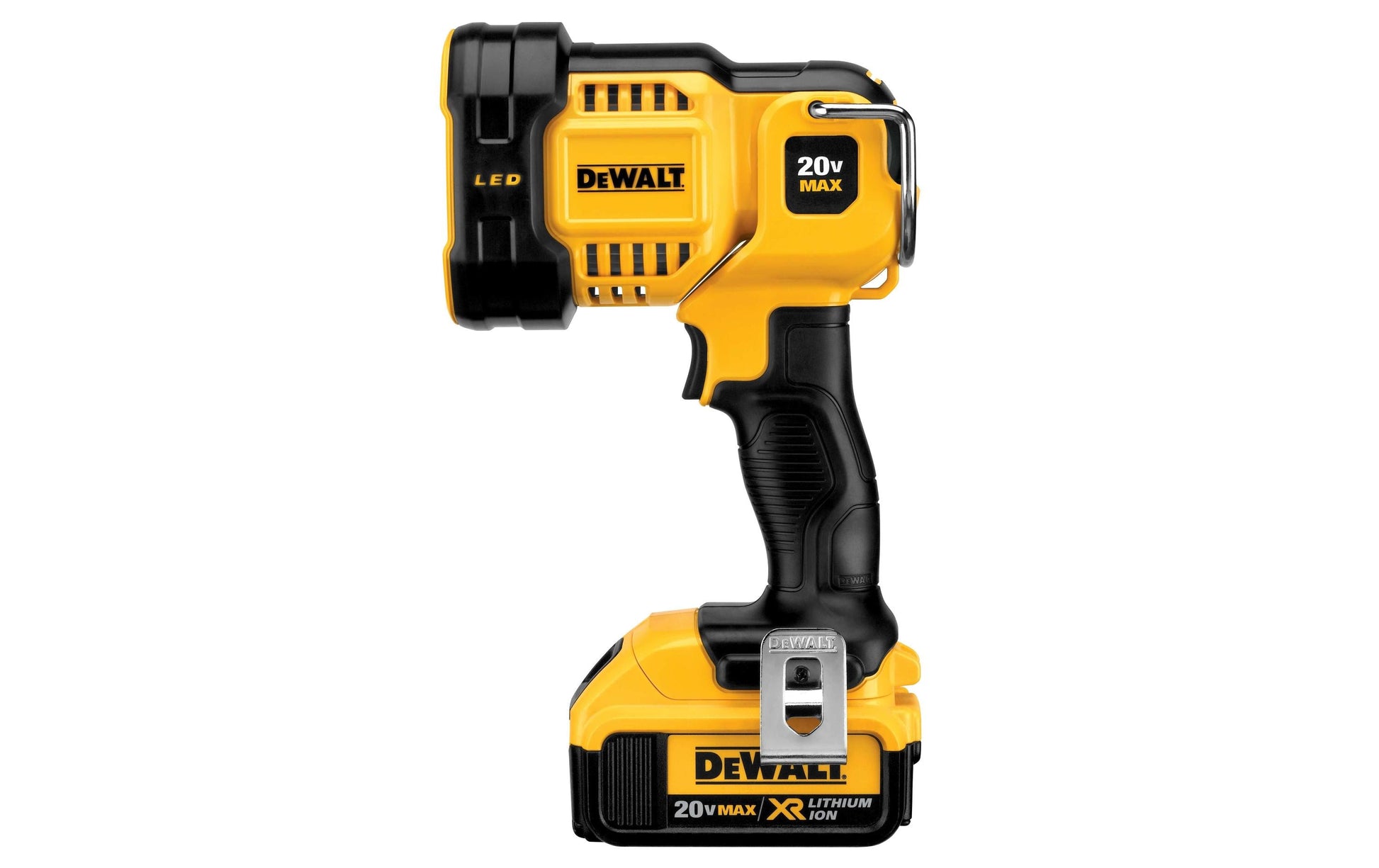 DeWalt Arbeitsleuchte – 1000 lm, 18 V Akku – Gelb