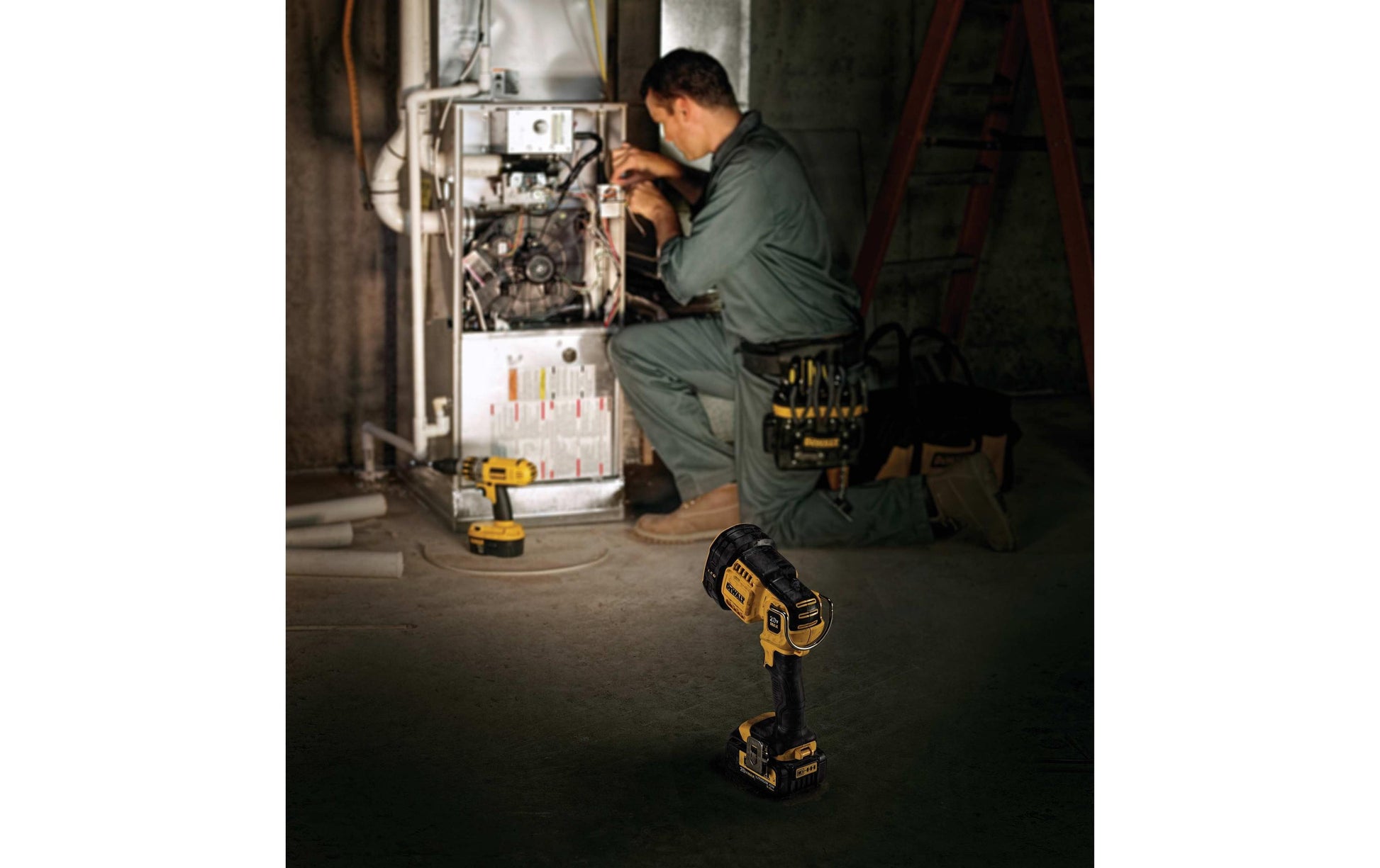 DeWalt Arbeitsleuchte – 1000 lm, 18 V Akku – Gelb