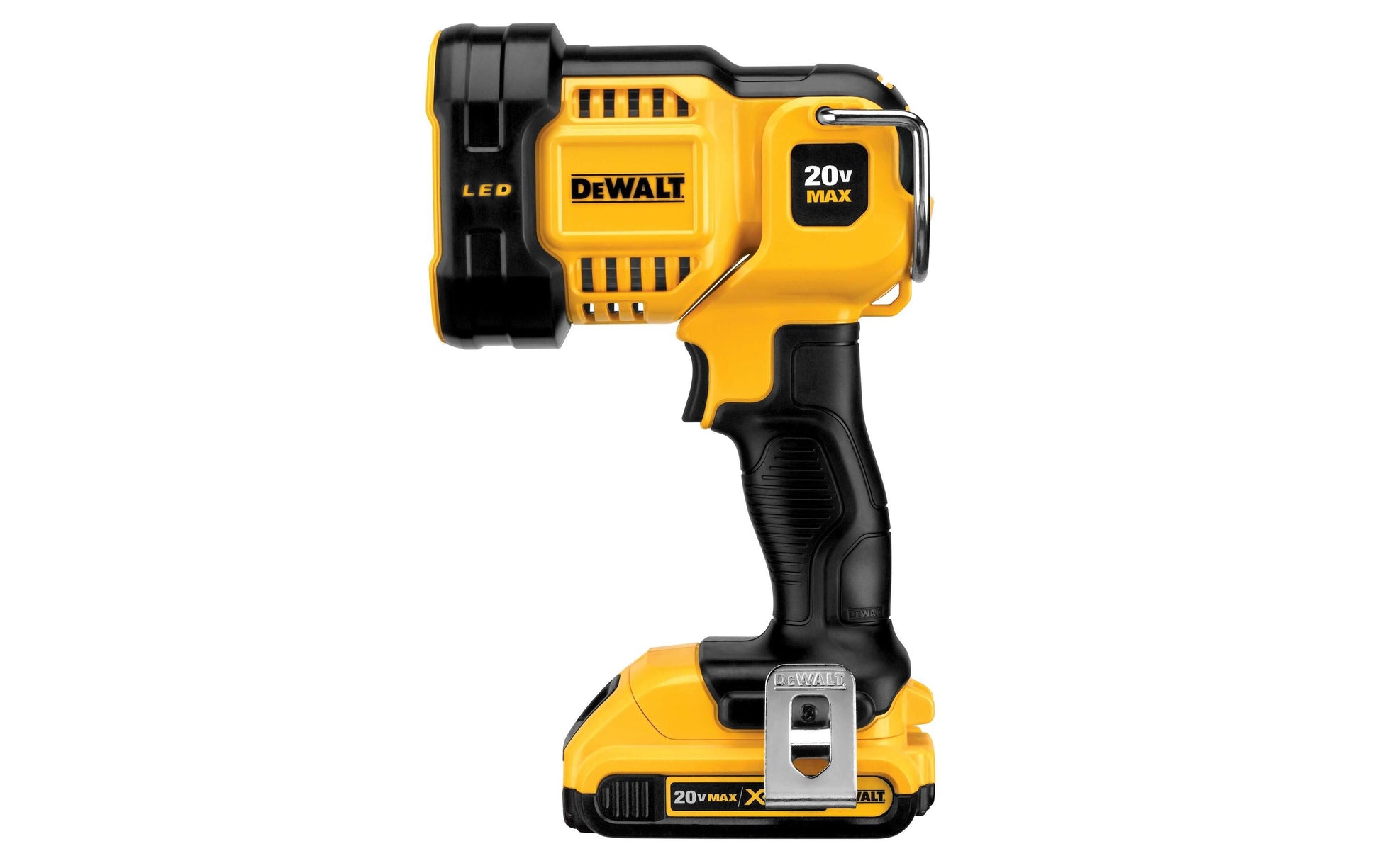DeWalt Arbeitsleuchte – 1000 lm, 18 V Akku – Gelb