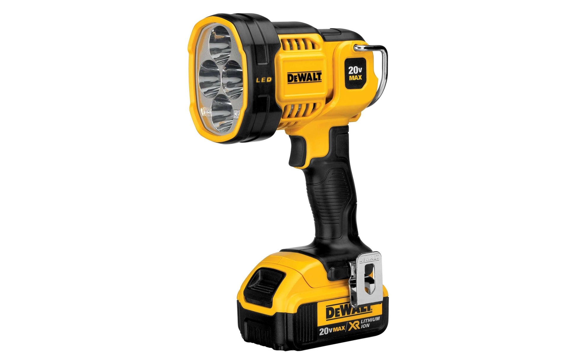 DeWalt Arbeitsleuchte – 1000 lm, 18 V Akku – Gelb