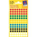 AVERY Zweckform Haftetiketten – rund Ø 8 mm, mehrfarbig, 416 Stk.