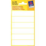 Avery Vielzweck-Haftetiketten – rechteckig 76 × 19 mm, weiss, 36 Stk.