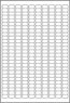 Avery Etiketten, 17,8 mm × 10 mm, weiss, Papier, wiederablösbar, 30 Blatt (8'100 Etiketten)