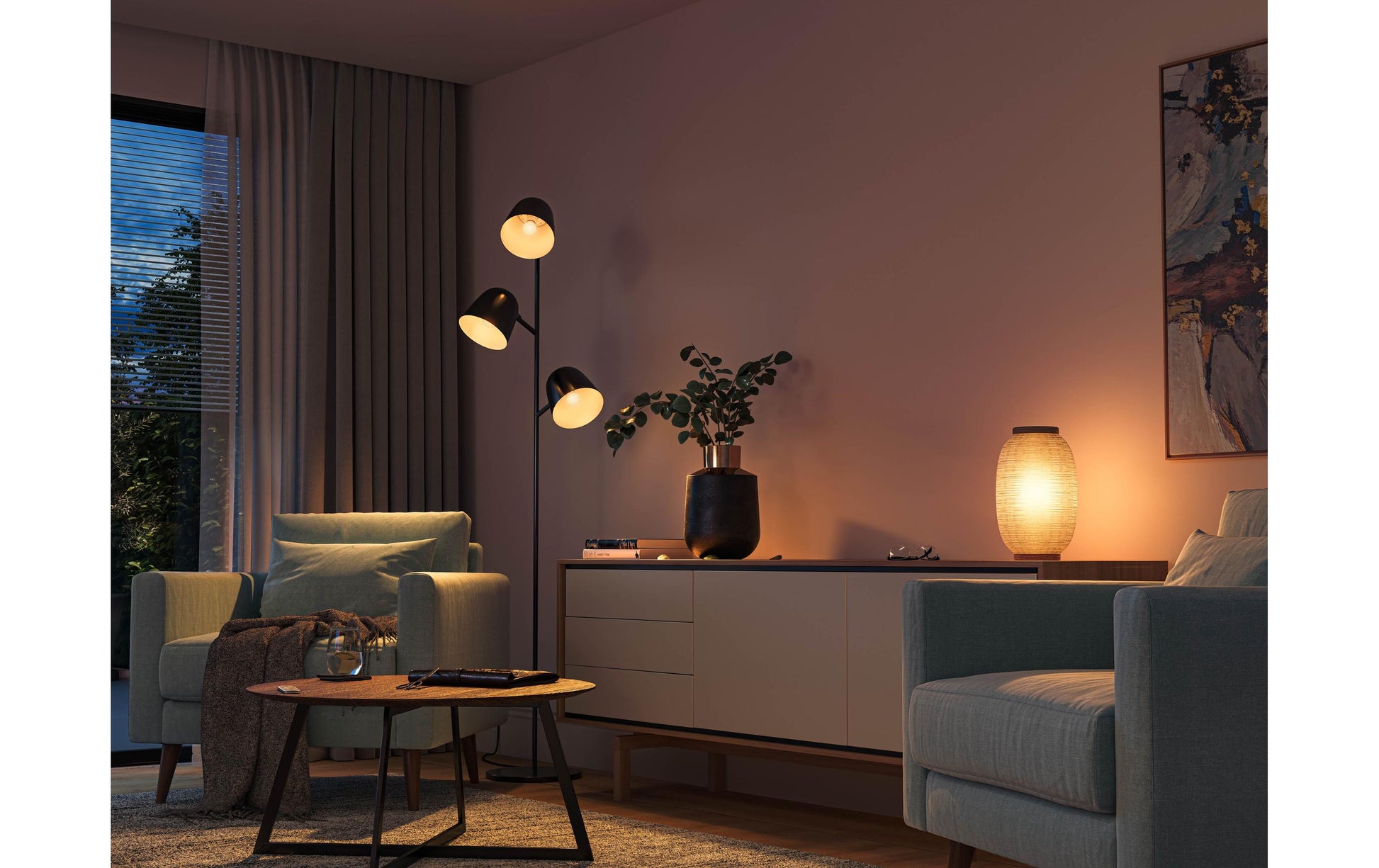 Philips by Signify Philips Hue Smart-Leuchtmittel E14 White Ambiance – 470 lm, 2200–6500 K, App-Steuerung, dimmbar – 2er-Pack