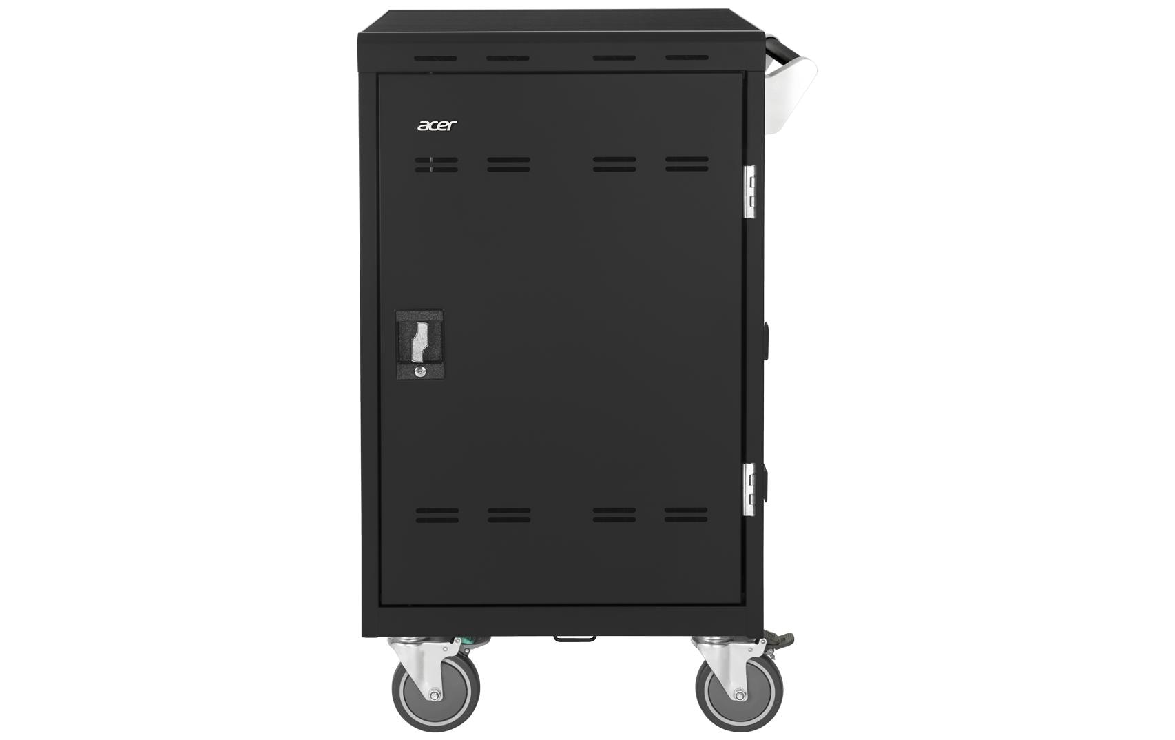 Acer Gerätewagen – für 32 Notebooks bis 15,6" – Abschliessbar, Ladefunktion – Schwarz