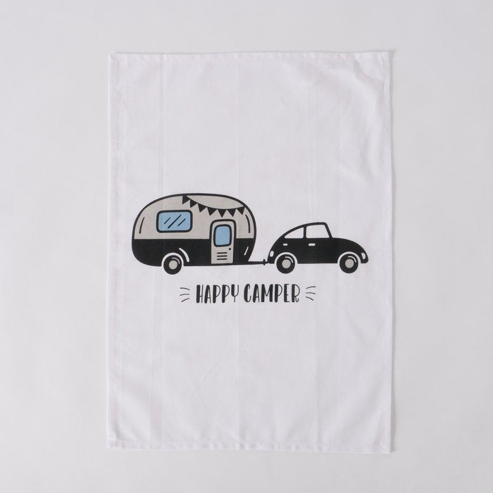 Boltze Küchentücher Camper – assortiert – 70 × 50 cm – Baumwolle – 2er-Set