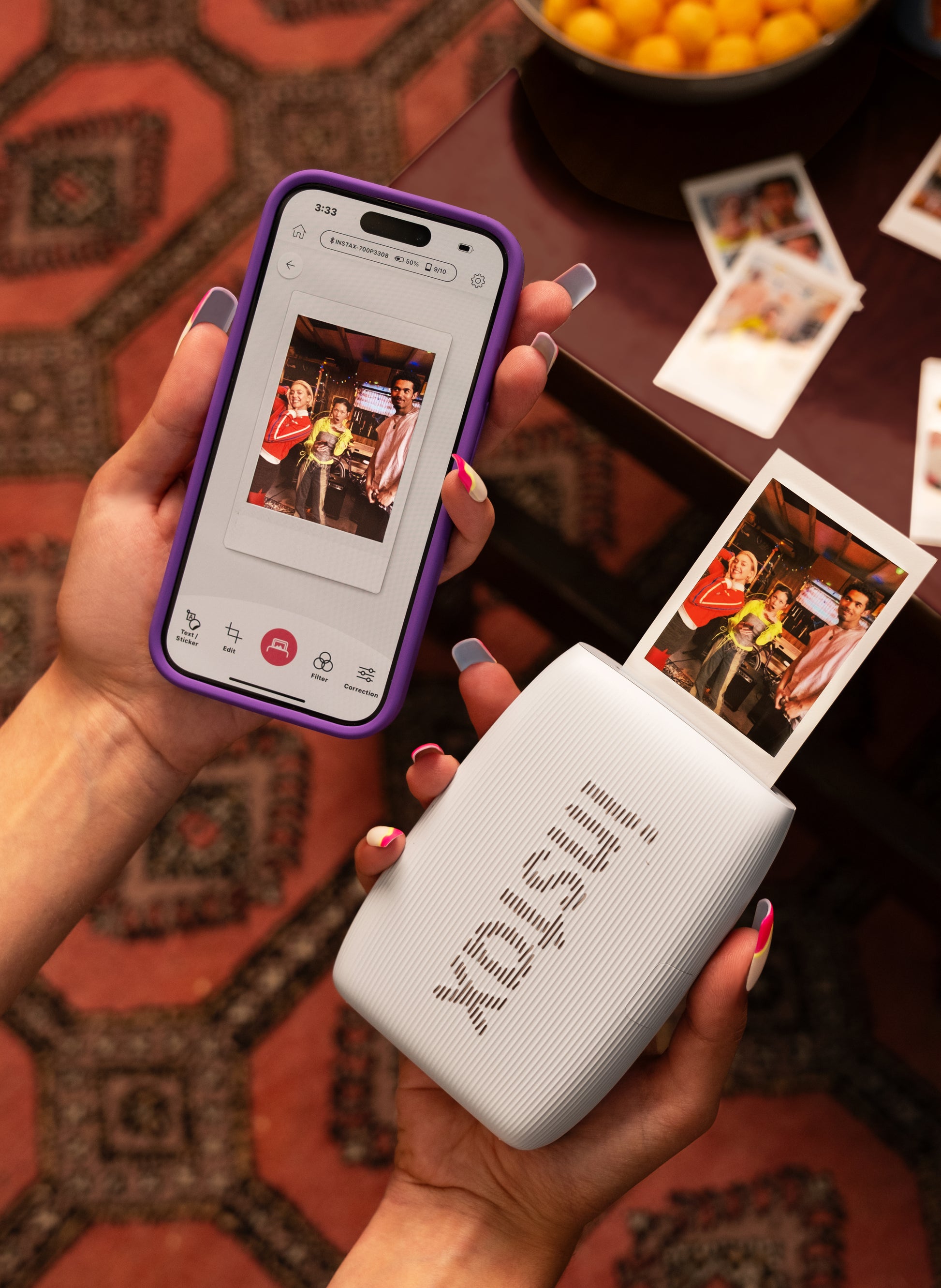 Fujifilm Instax Mini Link3 Clay Weiss