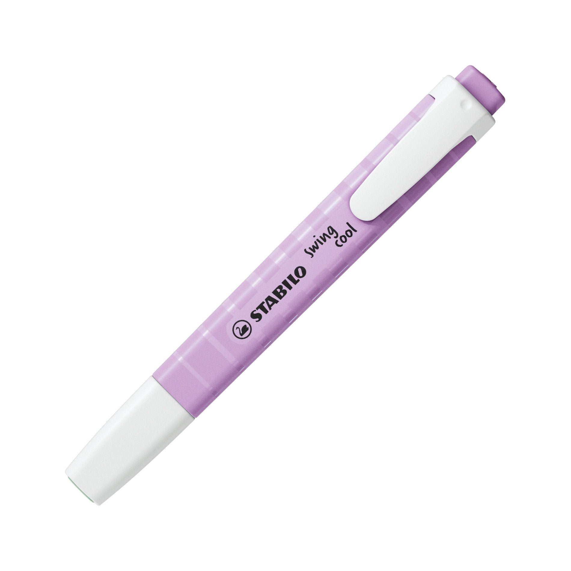 STABILO swing cool Pastel Edition Textmarker lila – Keilspitze, 1–4 mm