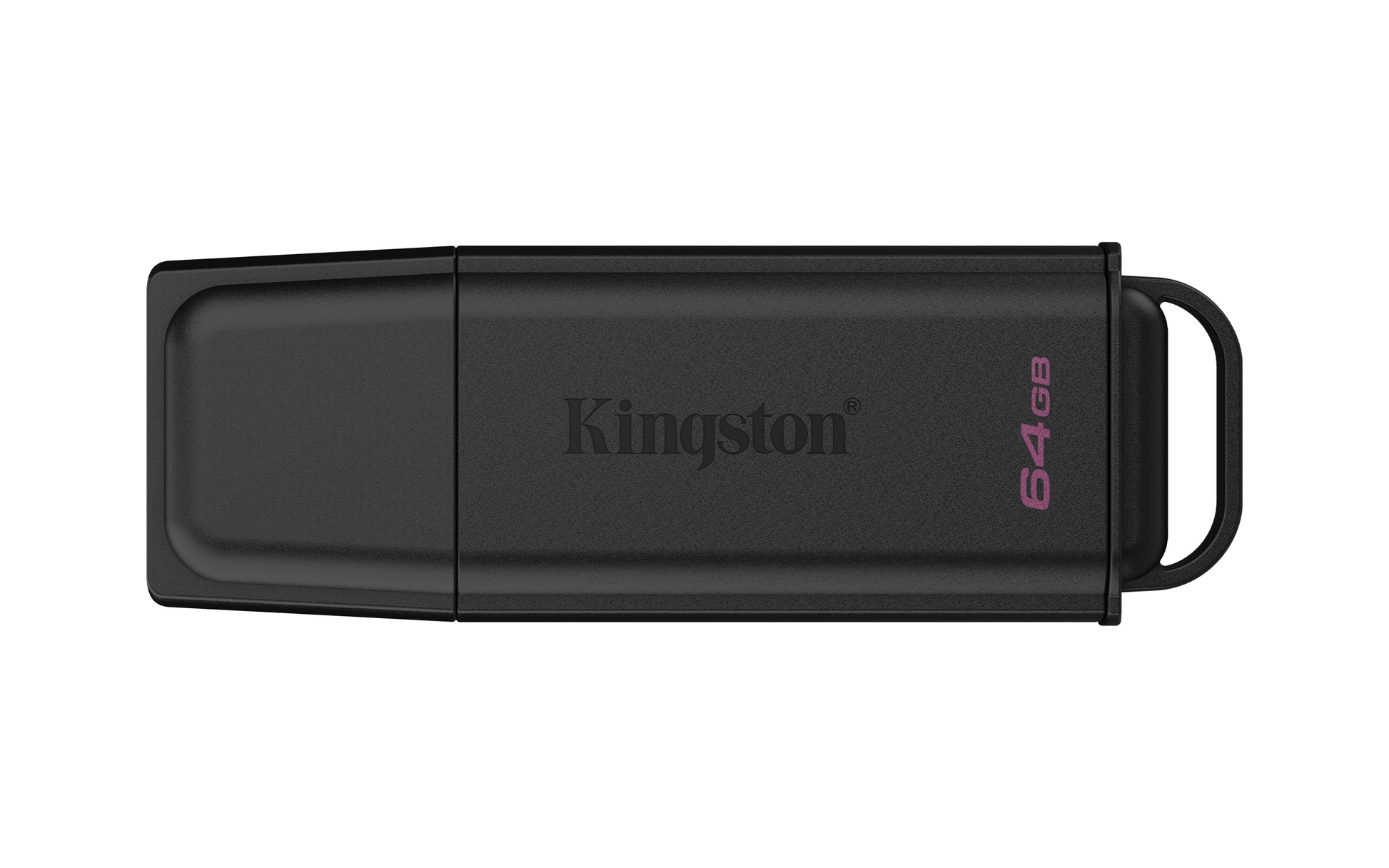 Kingston Technology Kingston DataTraveler – 64 GB, USB 3.2 Gen 1 (USB Typ-A), Kappe, Schwarz, Schlüsselanhänger
