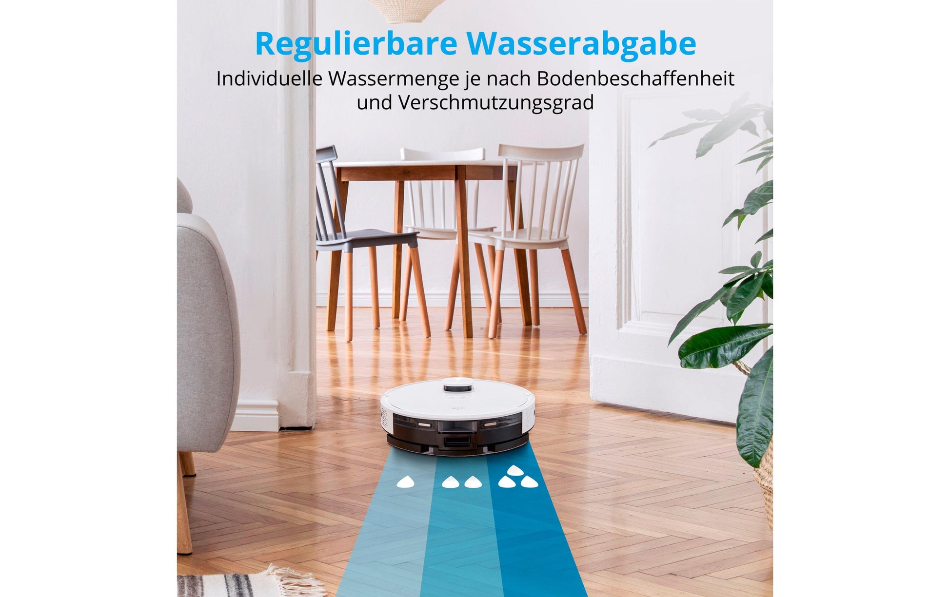 MEDION Roboterstaubsauger MD 11415 – 2-in-1, 0,3 l, Akkubetrieb, 68 dB(A)