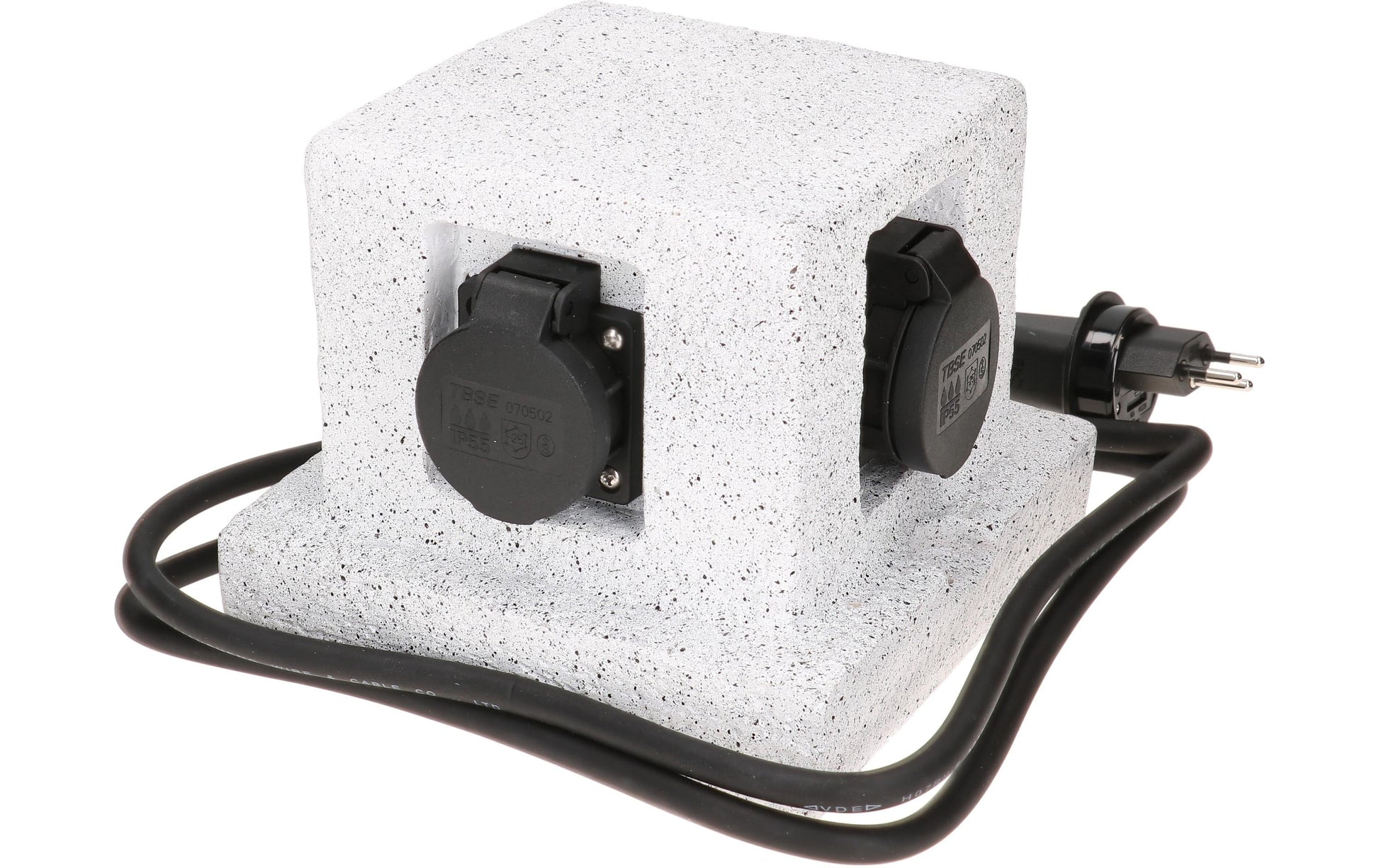 Max Hauri AG Max Hauri Gartensteckdose – 4×T13, IP44, 1,4 m