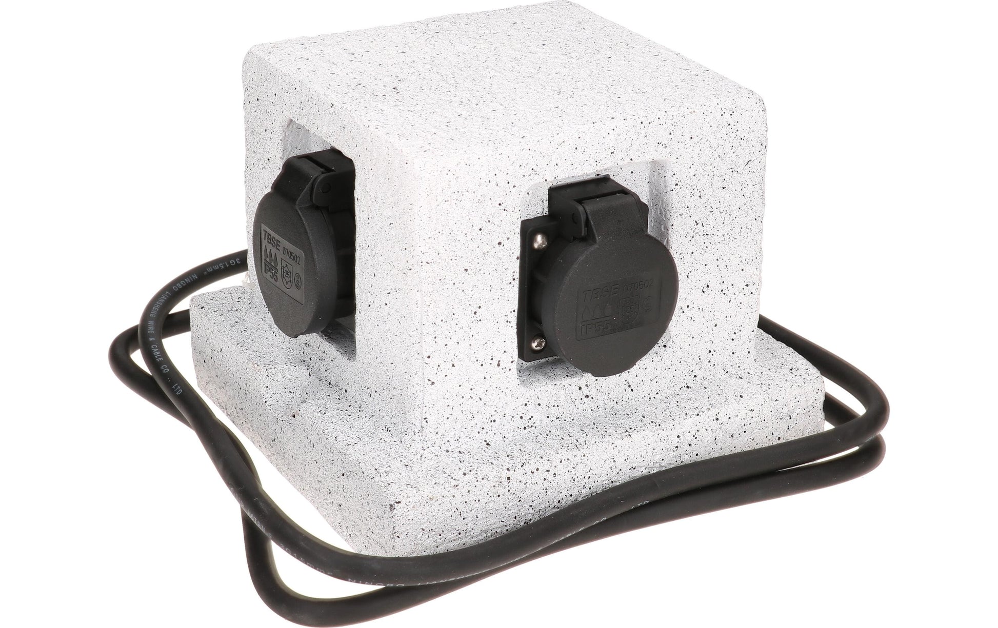 Max Hauri AG Max Hauri Gartensteckdose – 4×T13, IP44, 1,4 m