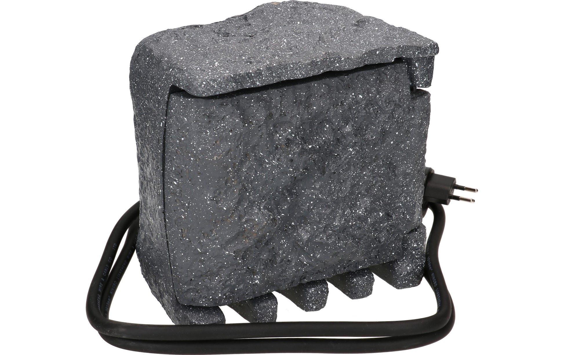 Max Hauri AG Max Hauri Gartenstromverteiler, 2×T13, IP55, 1,4 m, Zeitschaltuhr, Flip-Top-Deckel – Anthrazit