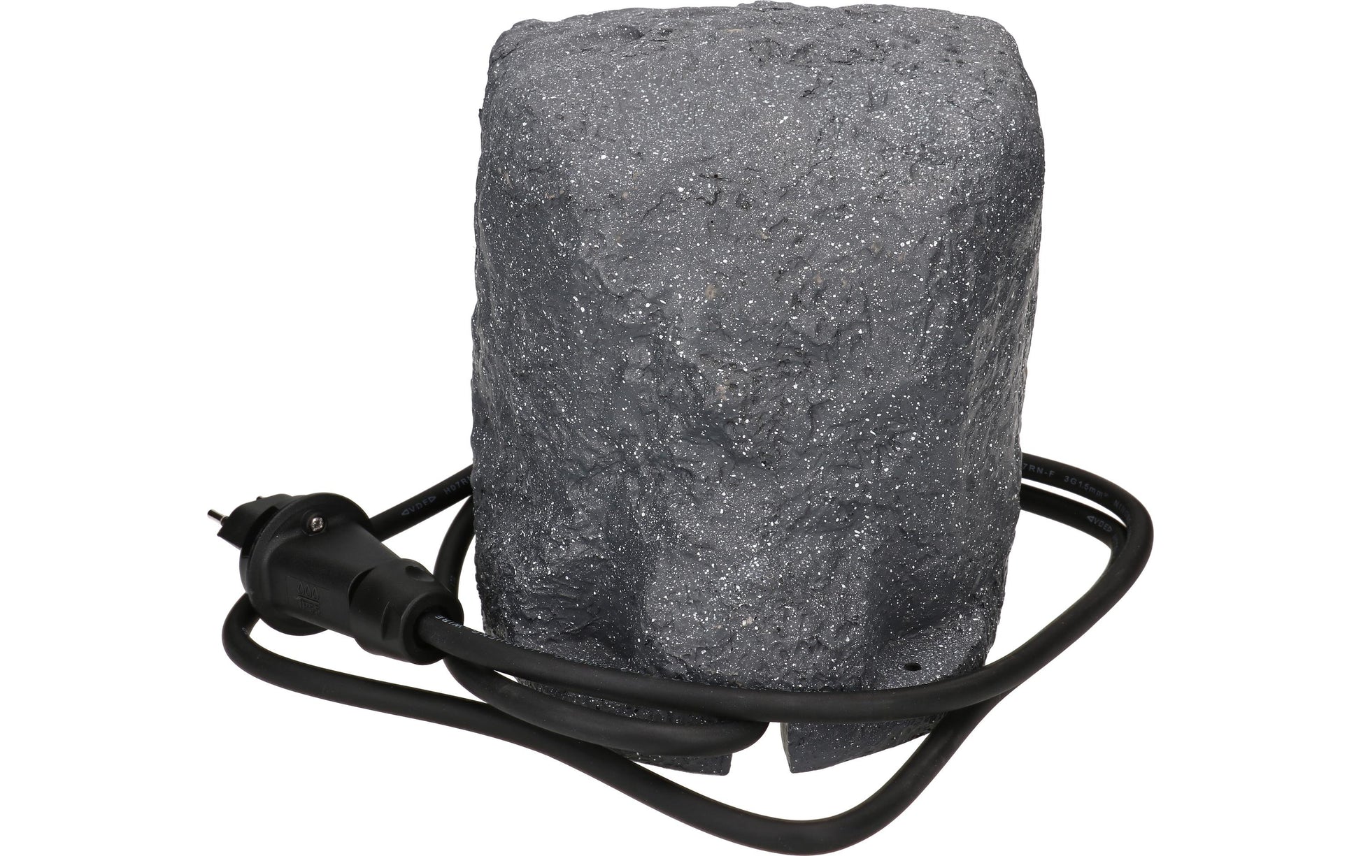 Max Hauri AG Max Hauri Gartenstromverteiler, 2×T13, IP55, 1,4 m, Zeitschaltuhr, Flip-Top-Deckel – Anthrazit
