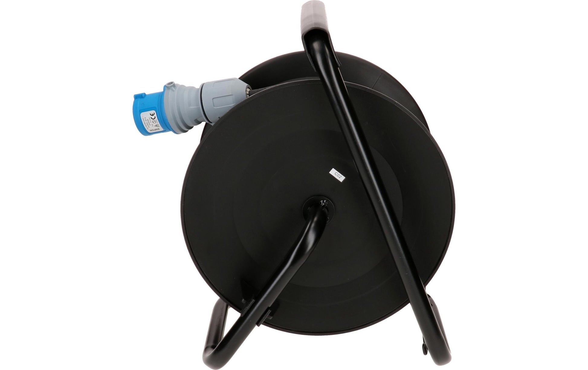 Max Hauri AG Max Hauri Kabelrolle, (1×T23 + 1×CEE 16-3 + 1×Schuko (Typ F)), 30 m, IP44 – schwarz