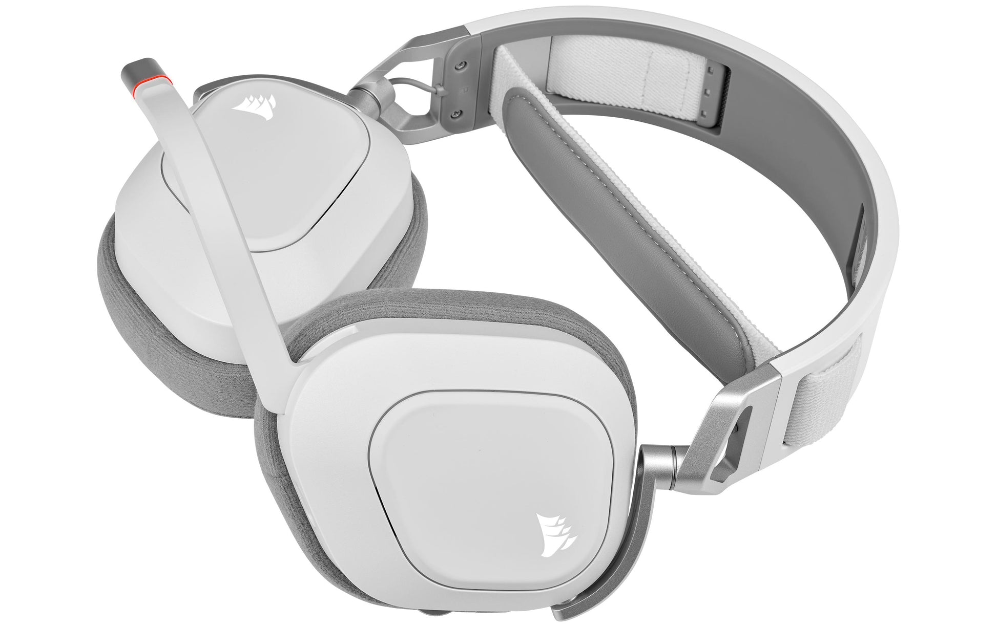 Corsair HS80 RGB – Gaming-Headset Over-Ear – USB-A, Dolby Atmos – Weiss – für PS5 – bis 20 h