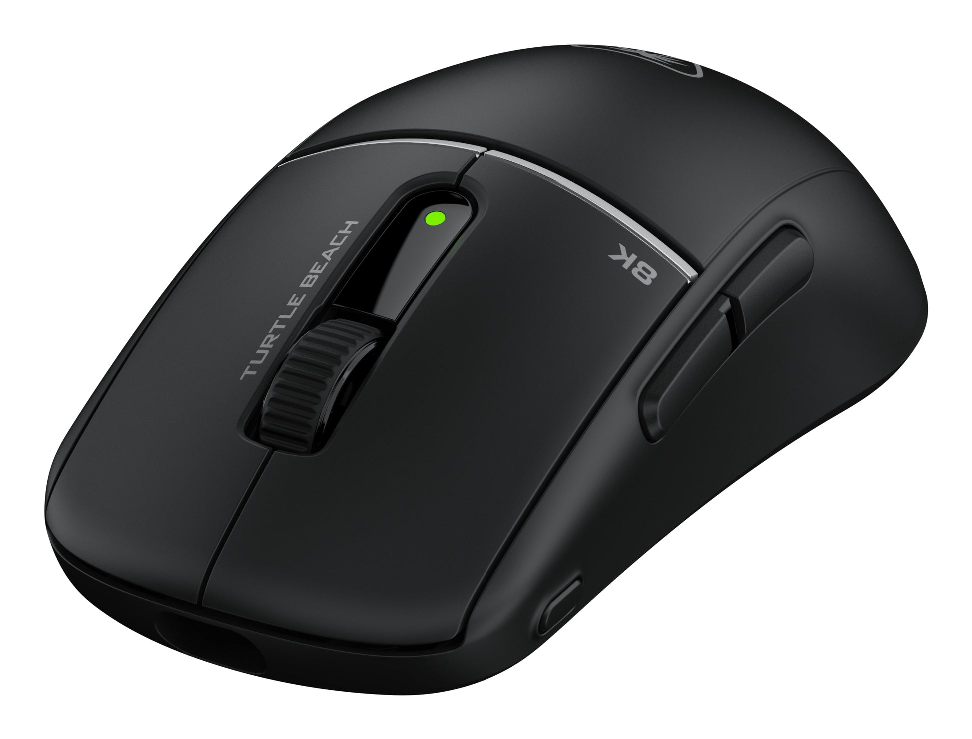 Turtle Beach Burst II Pro Gaming-Maus – kabellos, 8'000 Hz, 8 Tasten, beidhändig, ultraleicht, schwarz