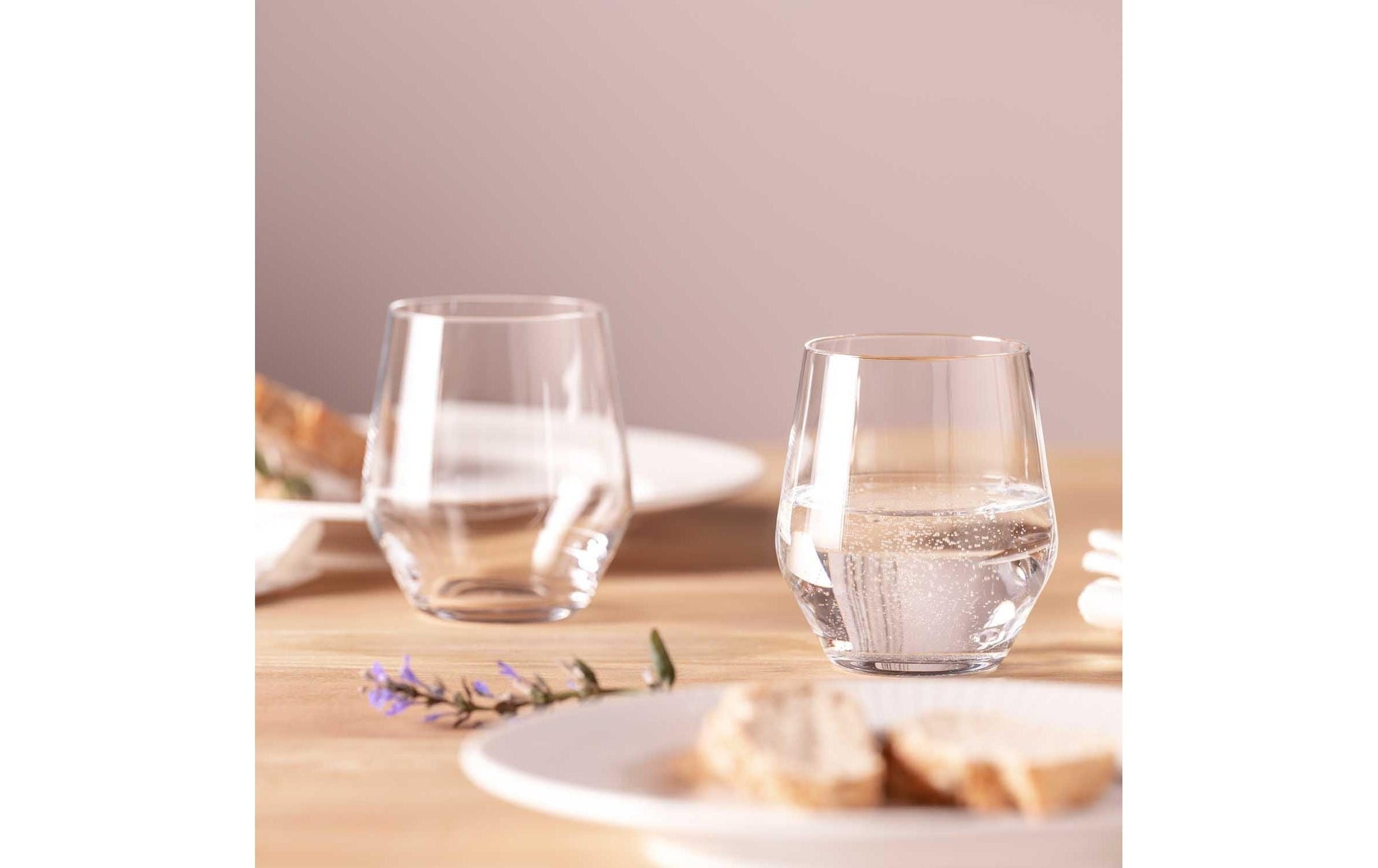 LEONARDO Trinkglas TWENTY4 – 6er Set, 310 ml, Ø 8 cm, H 9 cm, Kristallglas, Transparent, spülmaschinenfest