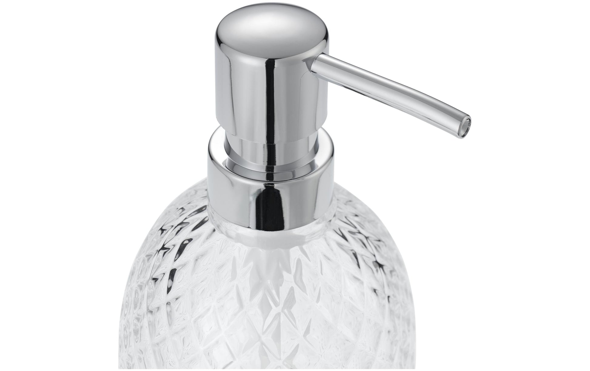 Diaqua Facette Seifenspender – Glas, Transparent, 900 ml