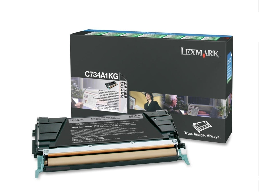 Lexmark Toner – schwarz, 8000 Seiten