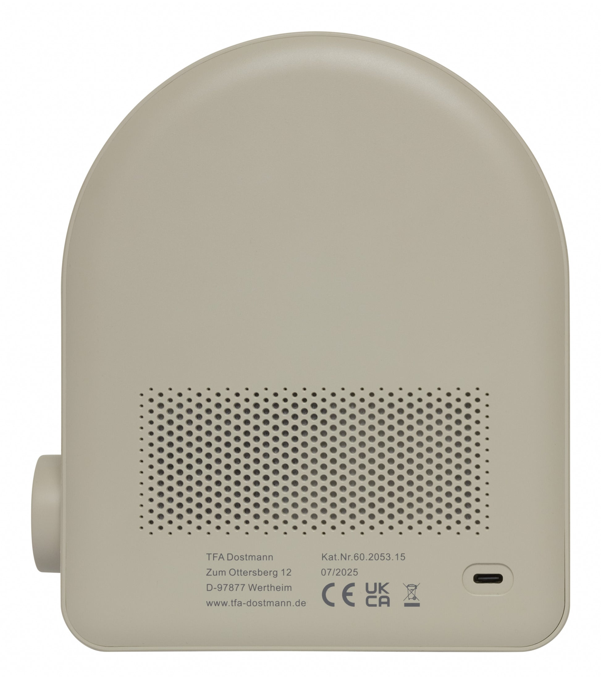 TFA-Dostmann TFA Dostmann Lichtwecker – digital – 16,0 × 18,4 × 6,9 cm, hellgrau, USB, Schlummerfunktion