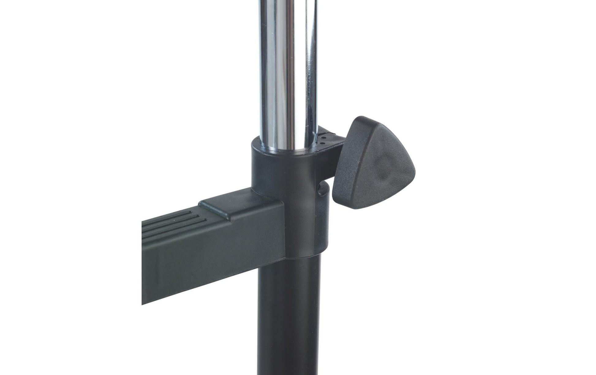 WENKO All In Garderobenständer (mit Schirmhalter) – Metall – Schwarz/Silber – 1'170 mm