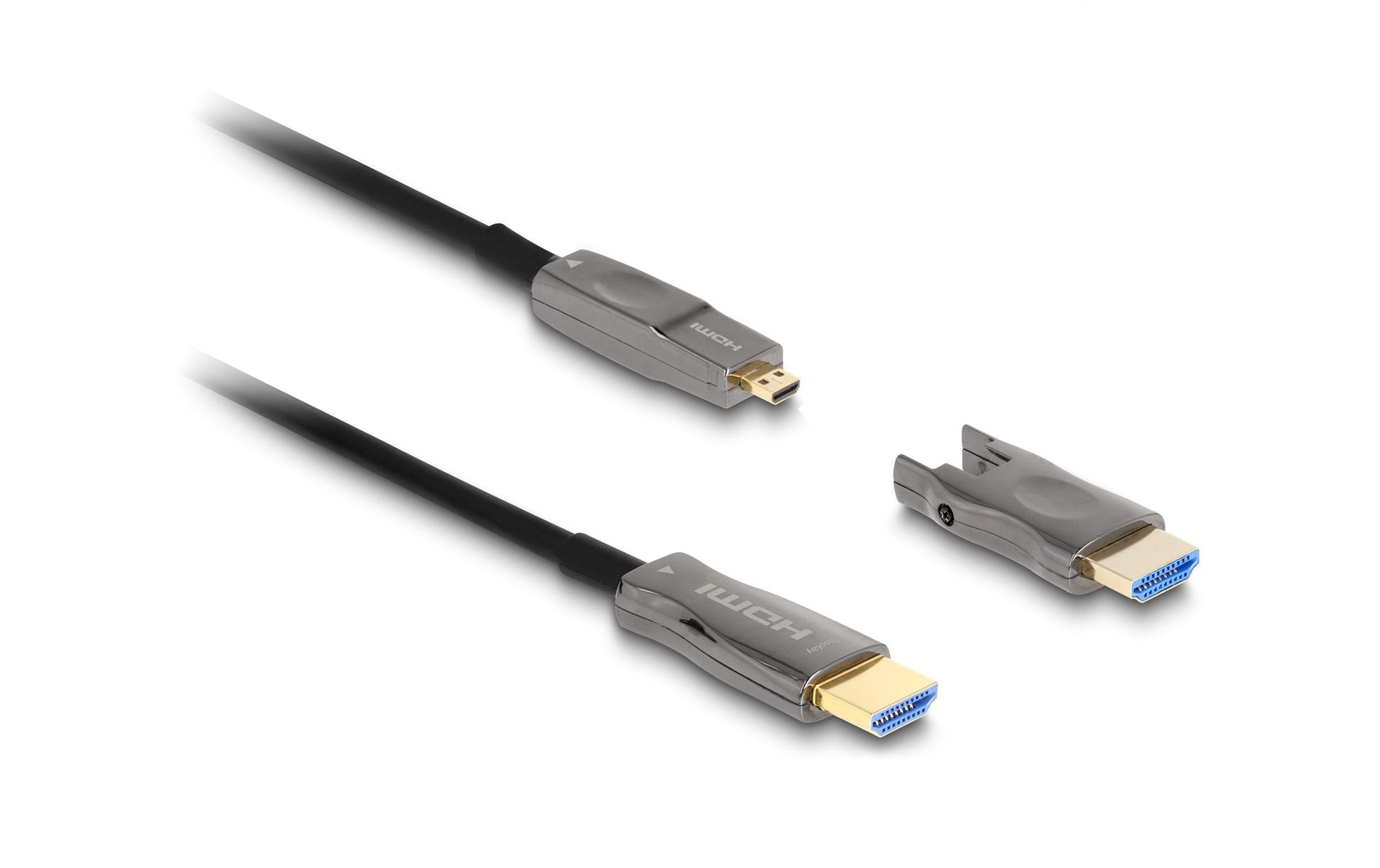DeLOCK HDMI-Kabel, DisplayPort, Schwarz