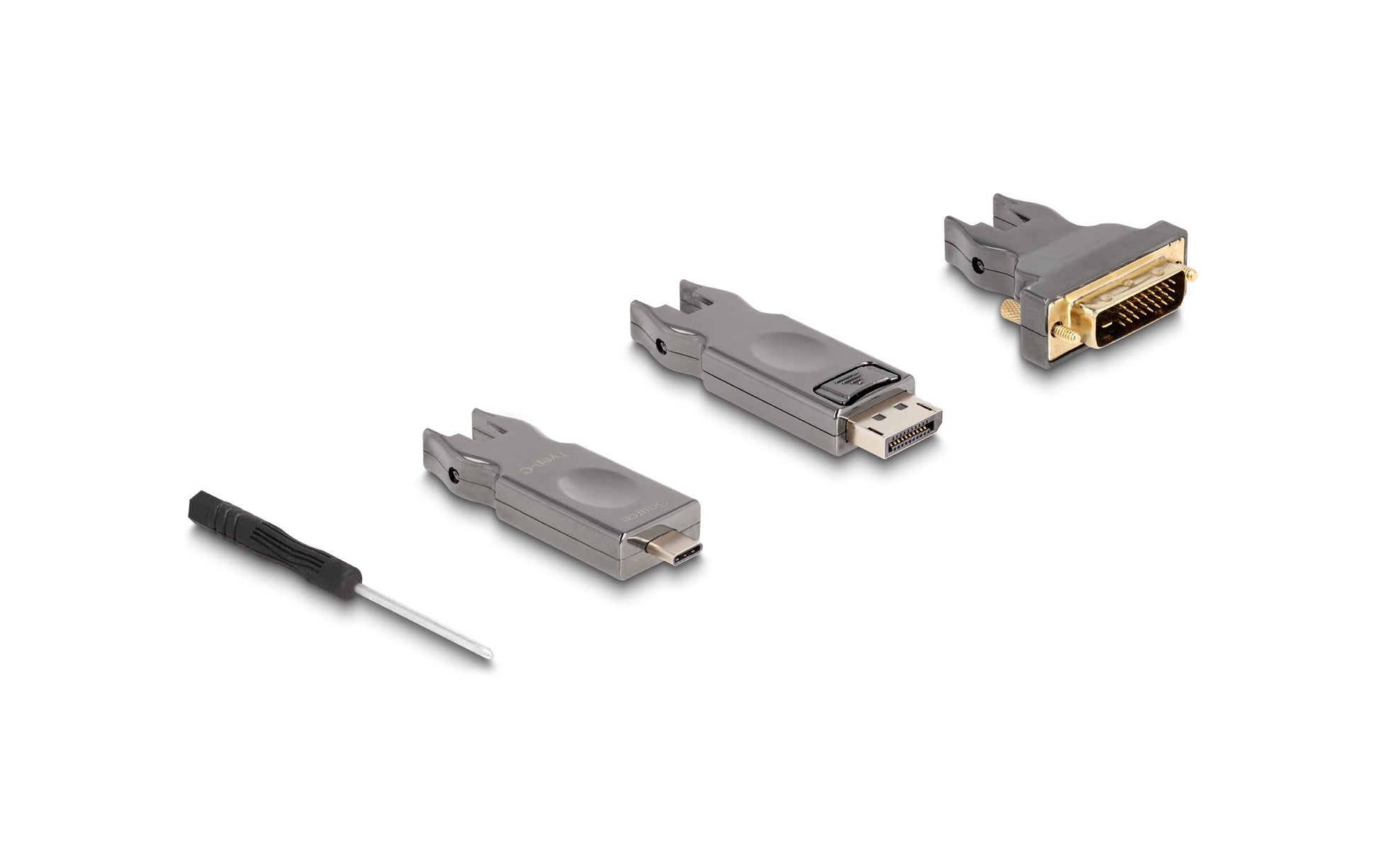 DeLOCK HDMI-Kabel, DisplayPort, Schwarz
