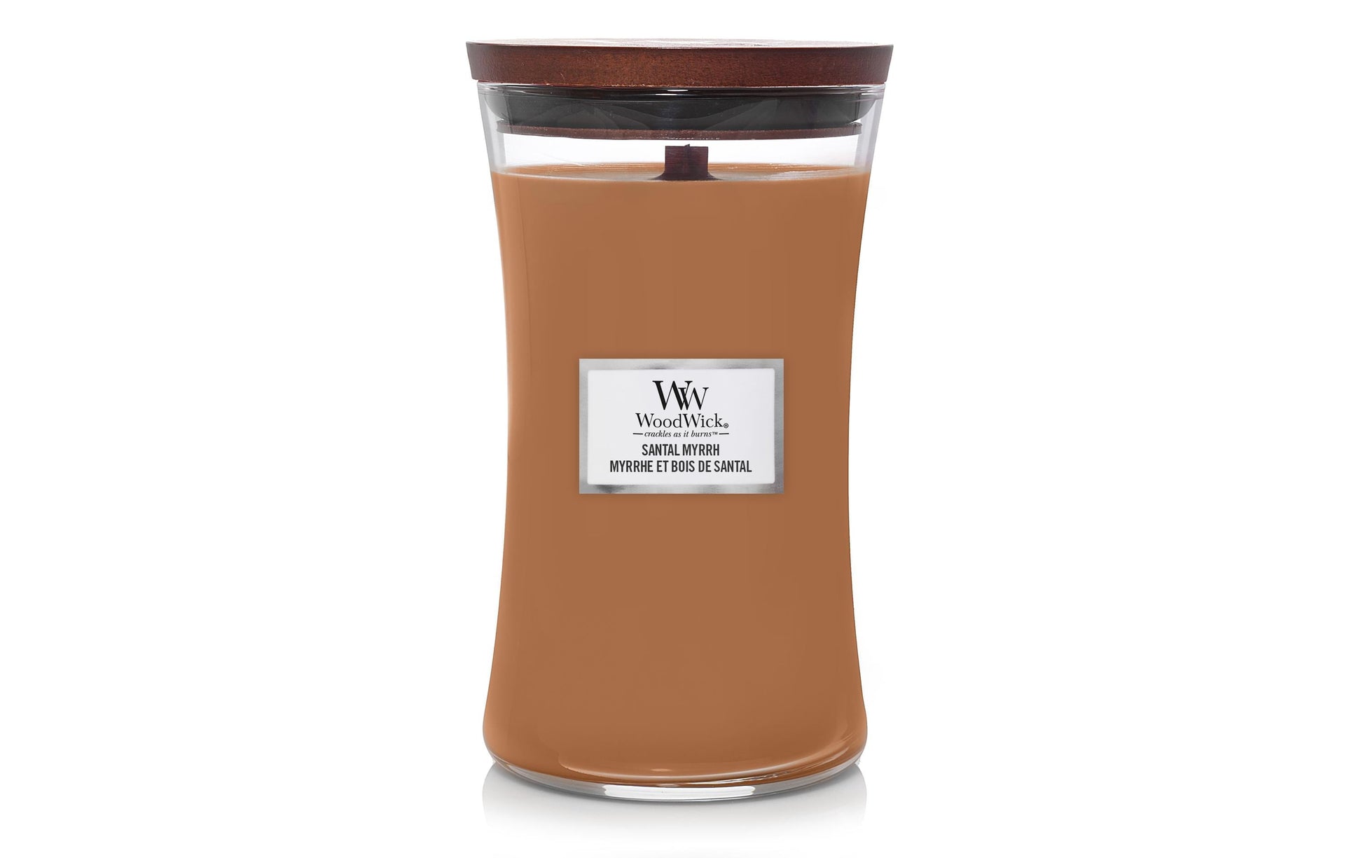 WoodWick Duftkerze – Zitrone – Ø 10 × 18 cm – 120 h