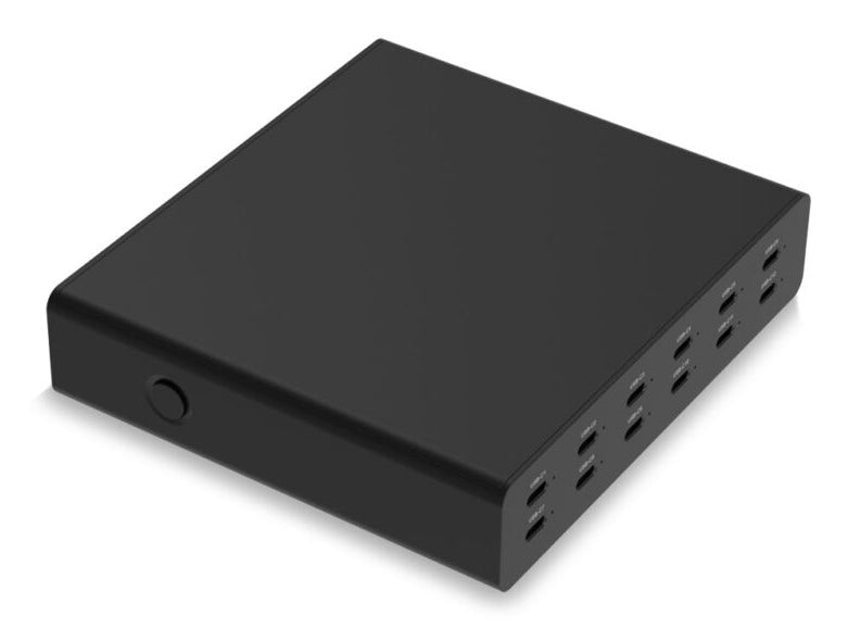 LMP SmartCharge 12P Ladegerät – 144 W, 12× USB-C, GaN – für Universal