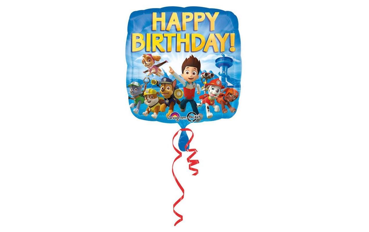 Amscan Folienballon Paw Patrol – mehrfarbig – 43 × 43 cm – 1 Stk