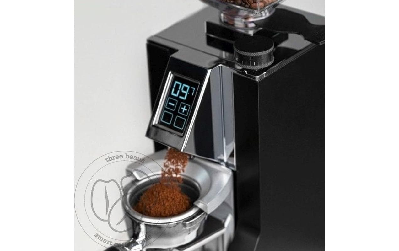 Eureka Kaffeemühle Mignon Libra – 300 g, Scheibenmahlwerk, 310 W – schwarz matt