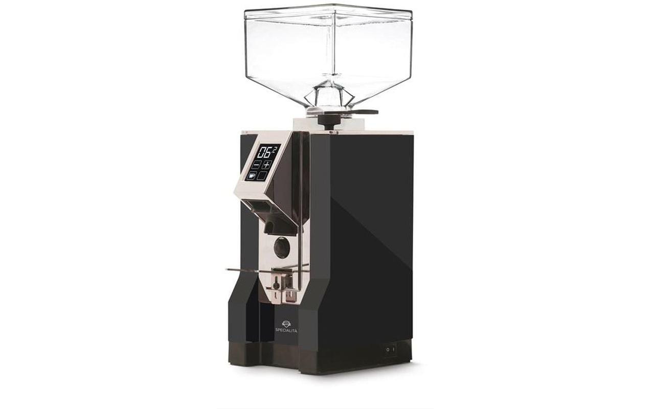 Eureka Kaffeemühle Mignon Specialita – 300 g, Scheibenmahlwerk, 260 W – Schwarz/Chrom