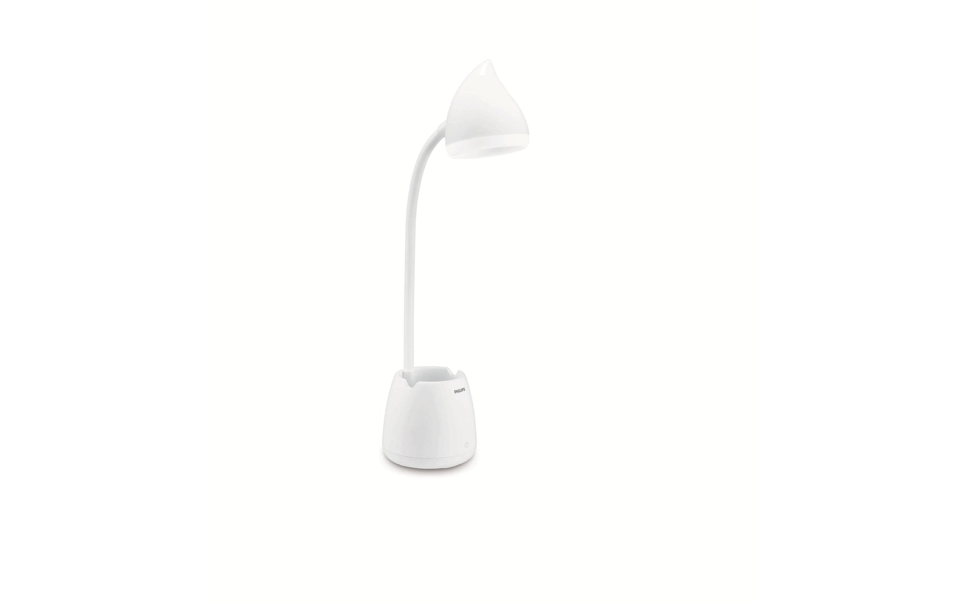 Philips by Signify Philips Tischleuchte Hat – 80 lm, 4,5 W, 3000–5700 K, dimmbar, weiss, Akku