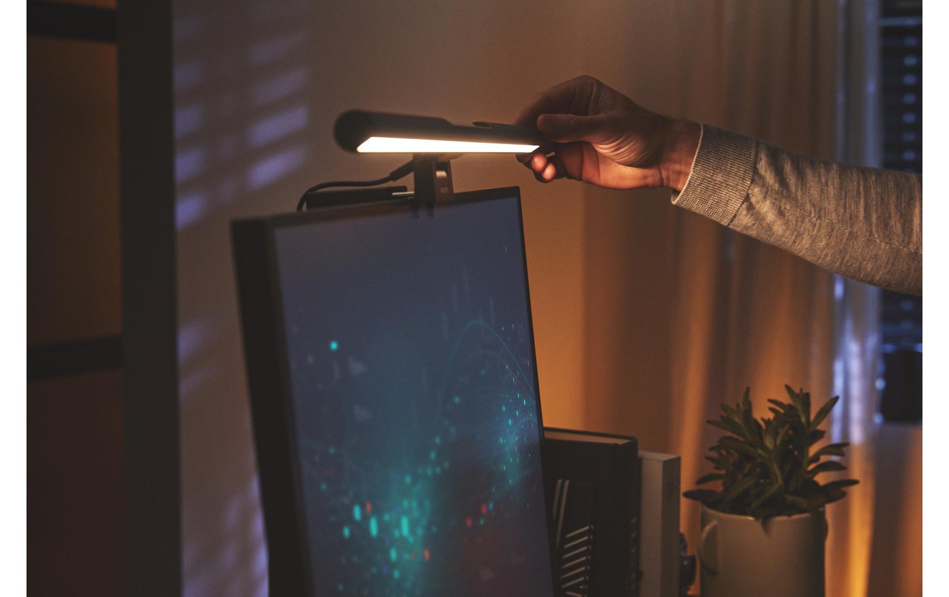 Philips by Signify Philips Tischleuchte Edison – 150 lm, 4,5 W, 4000 K, schwarz, LED fest verbaut