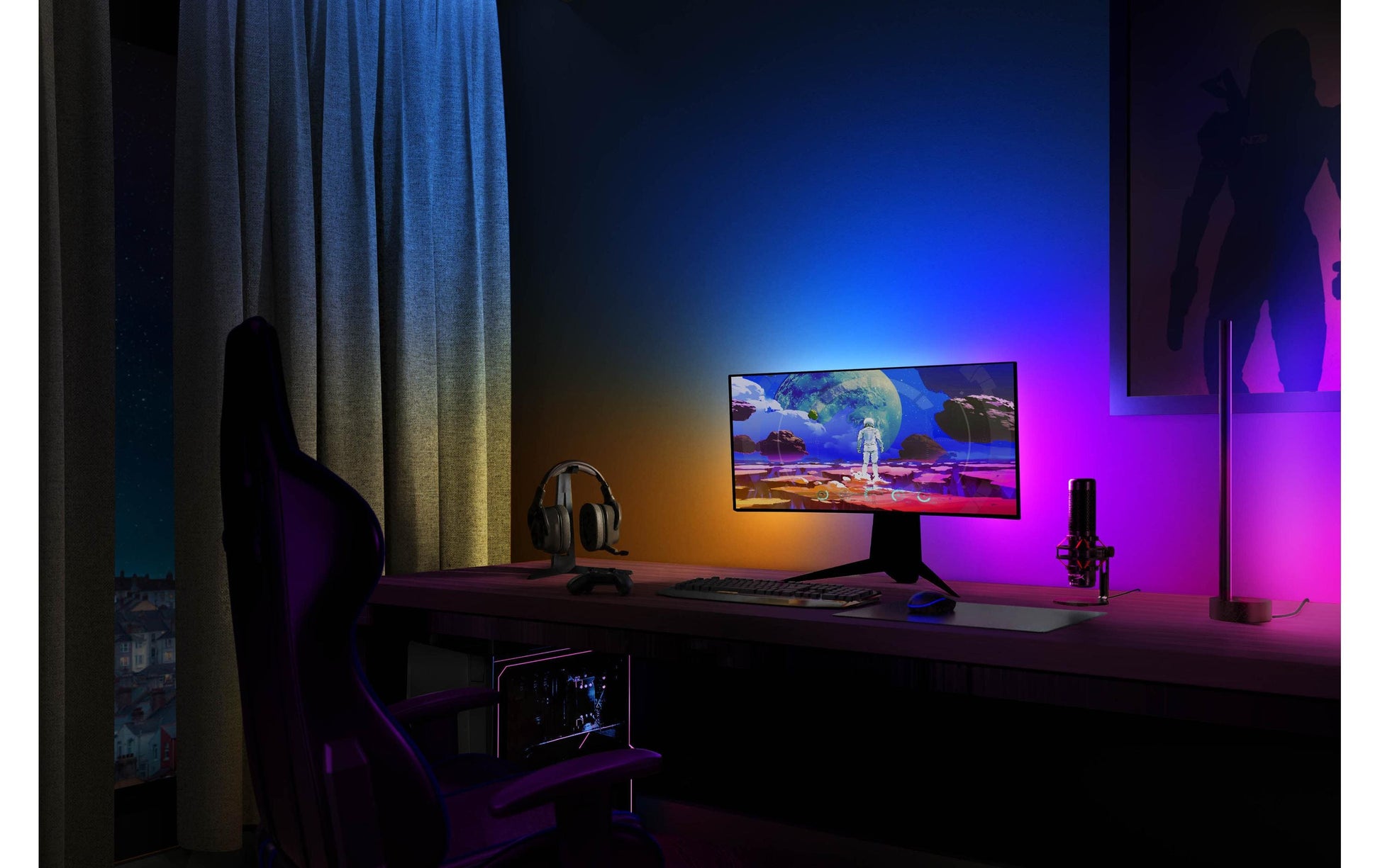 Philips Hue Lightstrip Play Gradient – Zigbee, dimmbar – 2000–6500 K – 800 lm