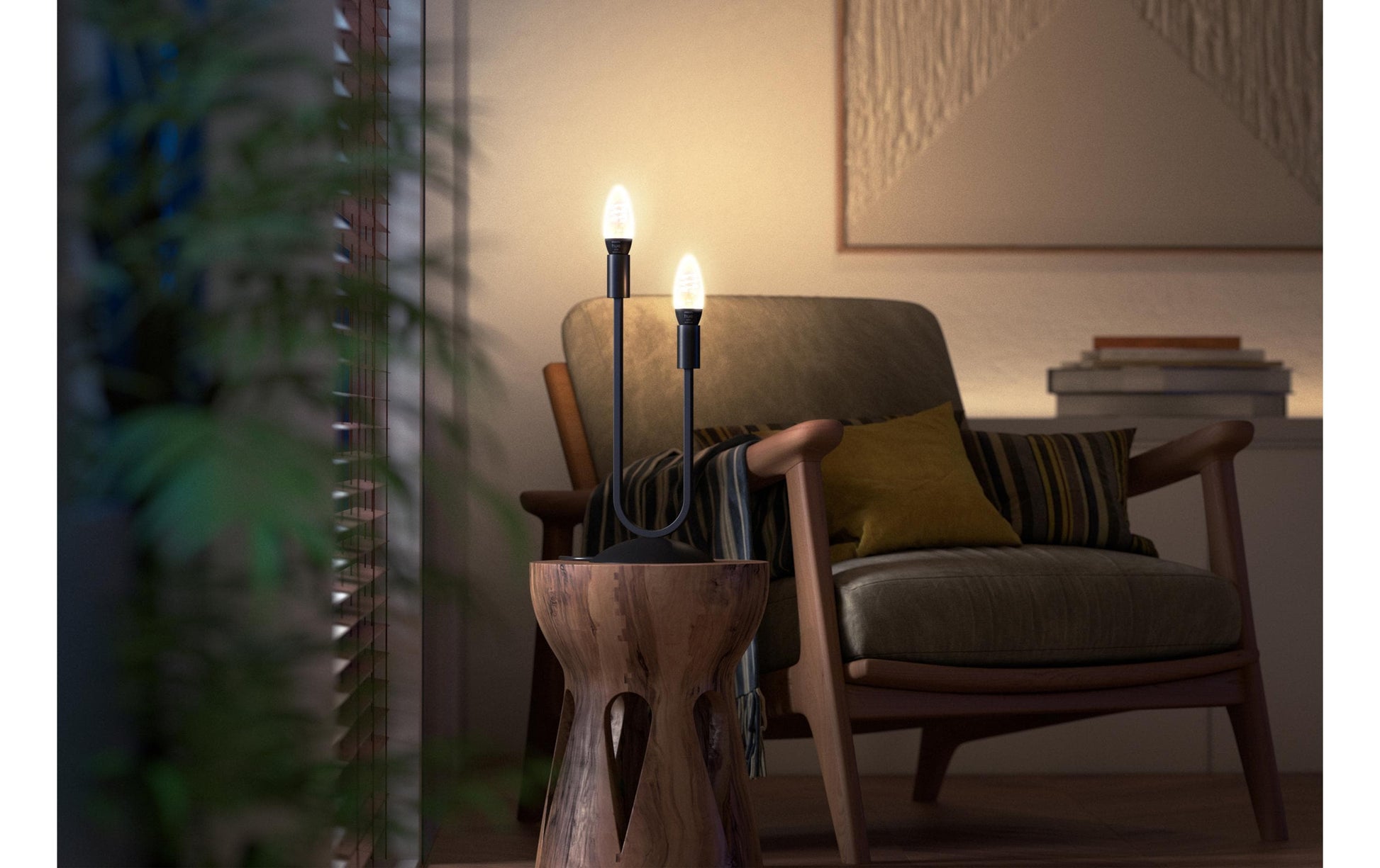 Philips Hue White Ambiance E14 LED-Leuchtmittel – 4,6W dimmbar, 2200–4500 K, für Bluetooth & Hue Bridge