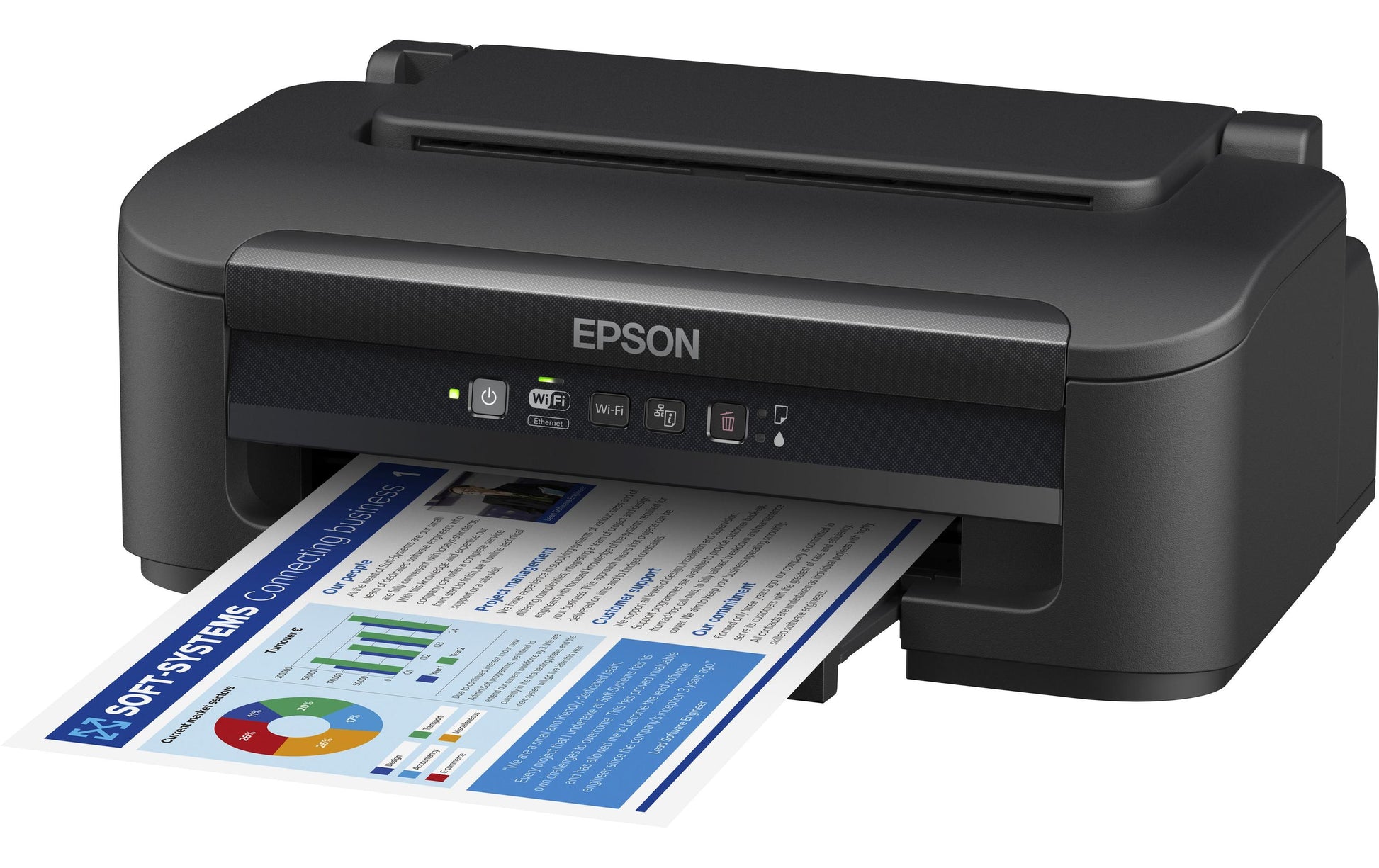 Epson WorkForce WF-2110W – A4, Farbe, LAN/WLAN/USB, 5760 × 1440 dpi