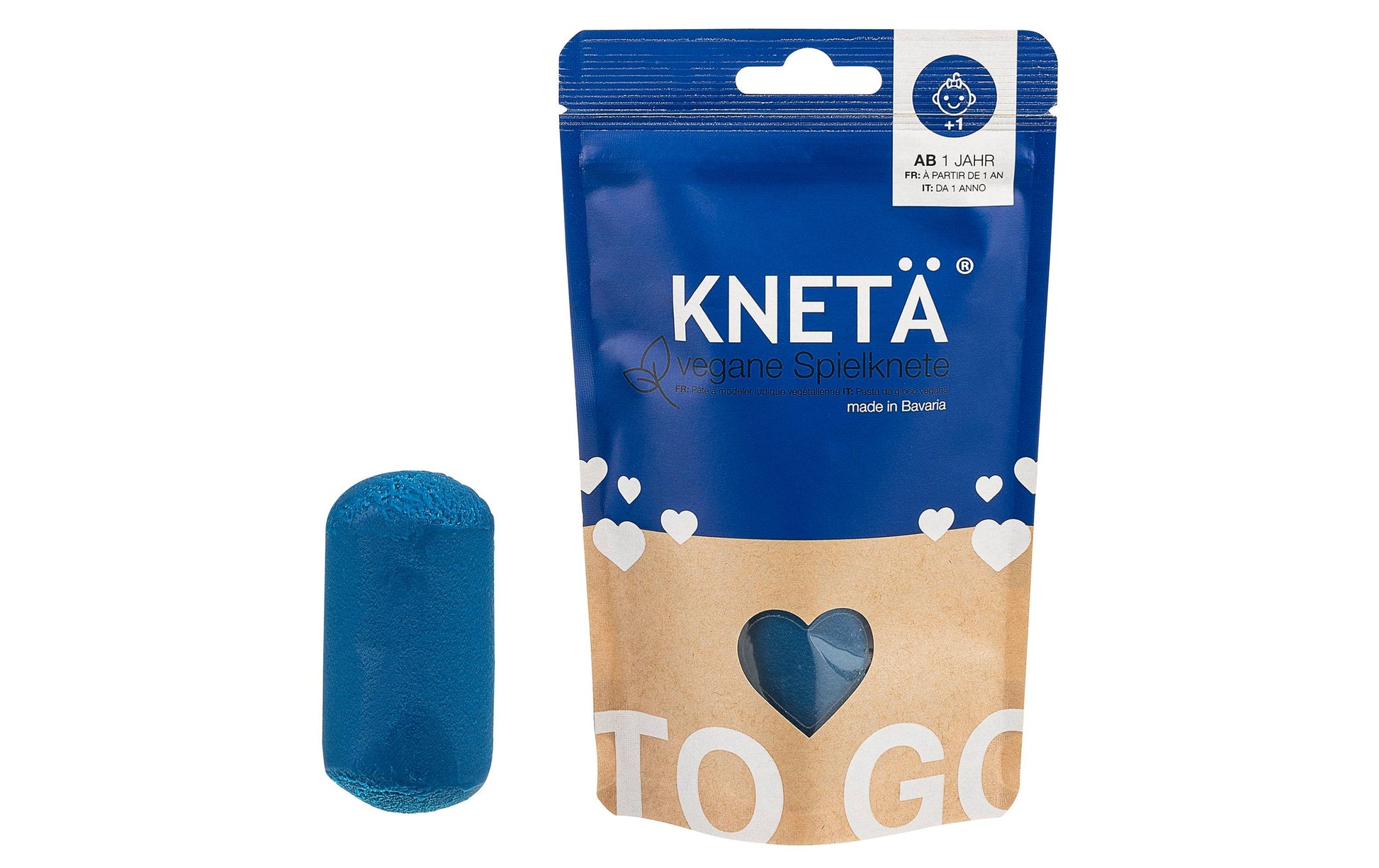 KNETÄ Knetmasse, Blau, 100 g, 1 Stk., FSC