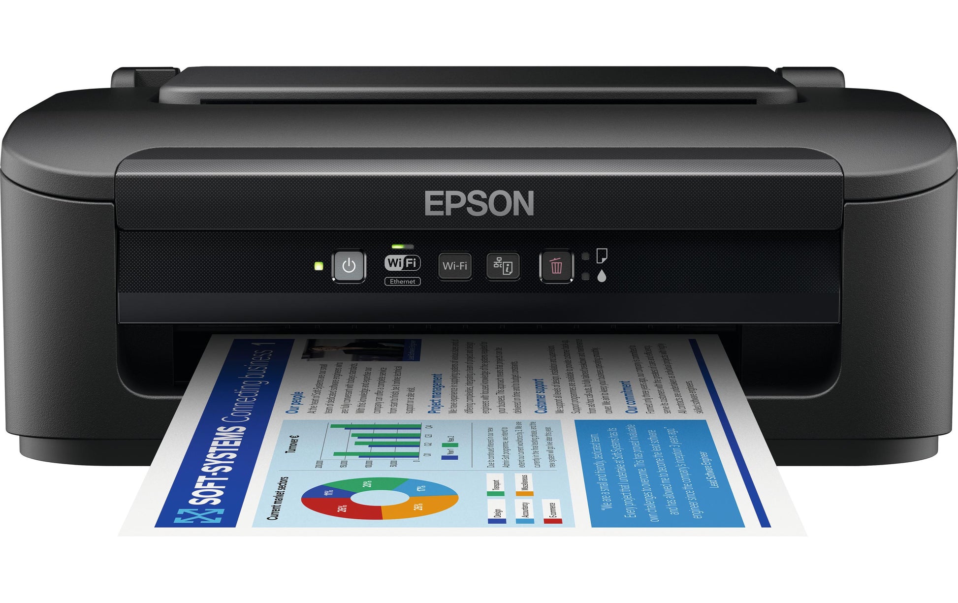Epson WorkForce WF-2110W – A4, Farbe, LAN/WLAN/USB, 5760 × 1440 dpi