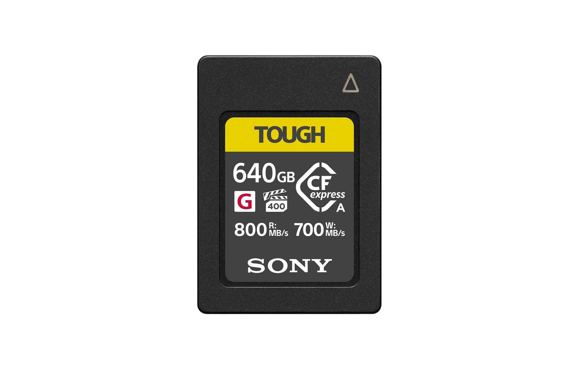 Sony CEA-G CFexpress Typ A 640 GB – PCIe Gen3 ×2, 800/700 MB/s, Schwarz