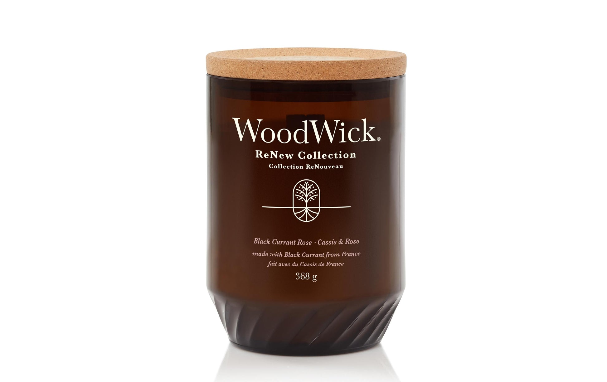 WoodWick Duftkerze – Schwarze Johannisbeere & Rose – Ø 8,9 × 13 cm
