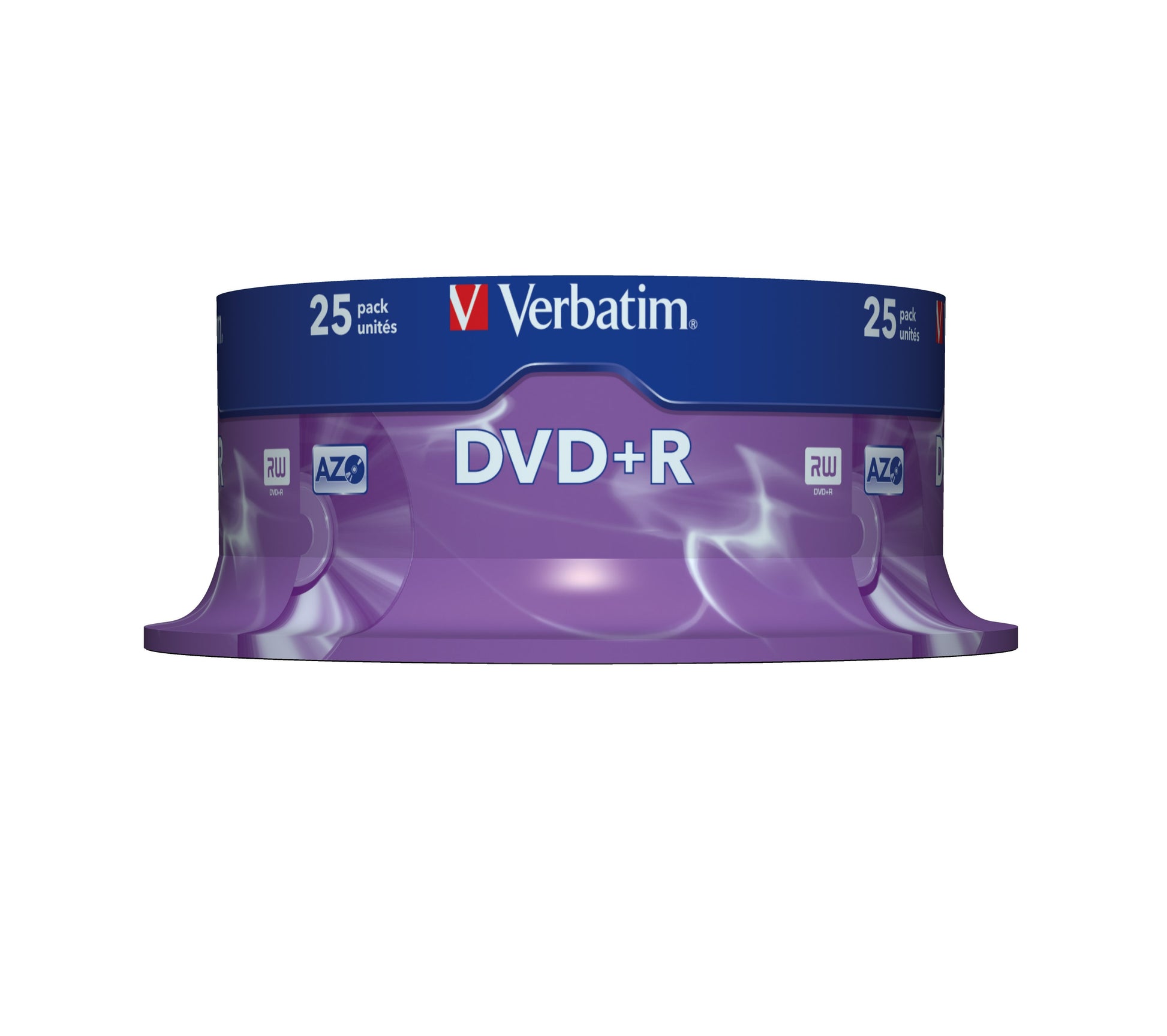 Verbatim DVD+R 4,7 GB 16× Spindel – 25 Stück