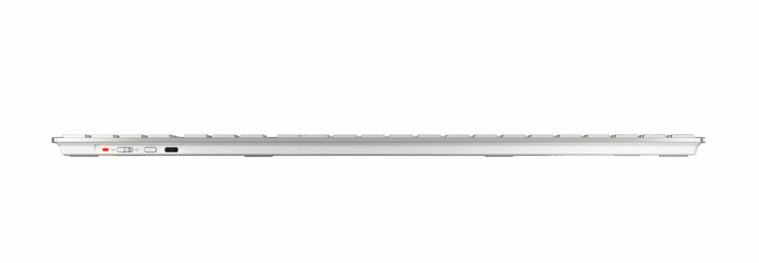 CHERRY DW 9100 SLIM – Tastatur, kabellos (Bluetooth/2,4 GHz), CH-Layout (DE-CH) – für Windows