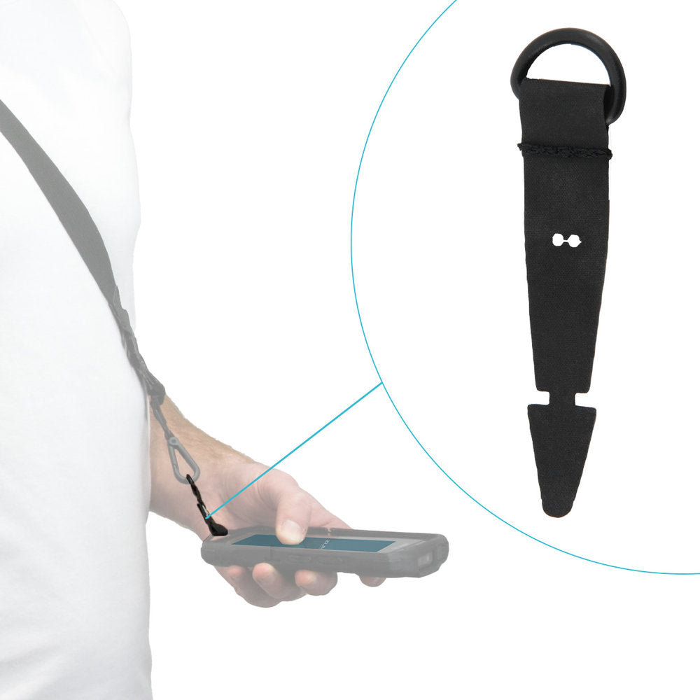Zebra MOBILIS Dreh-Handschlaufe für Universal – Schwarz