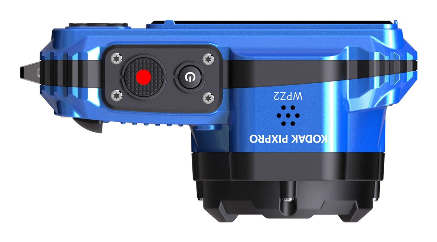 Kodak WPZ2 – Outdoor-Kompaktkamera, 16,4 MP 1/2,3", 1080p, 4× optischer Zoom, Blau
